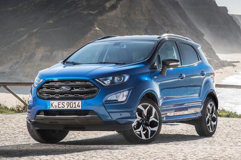 Xe EcoSport sở hữu phần đầu xe mạnh mẽ