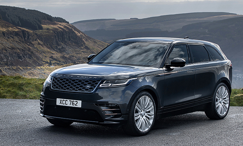 Đầu xe Land Rover Range Rover Velar 2024 thiết kế lưới tản nhiệt tổ ong đặc trưng