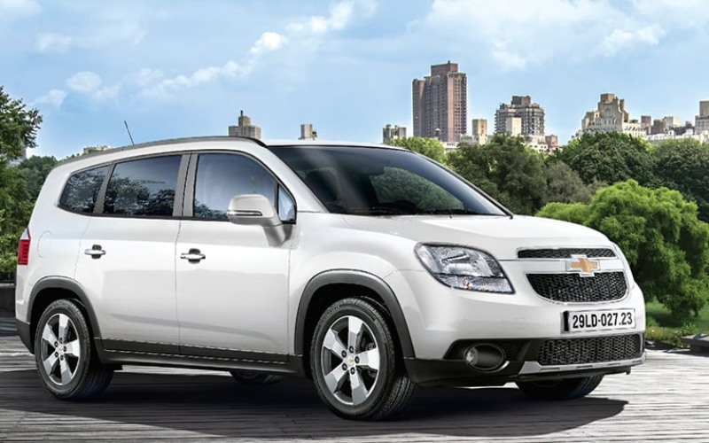 Mẫu xe Chevrolet Orlando đa dụng 7 chỗ