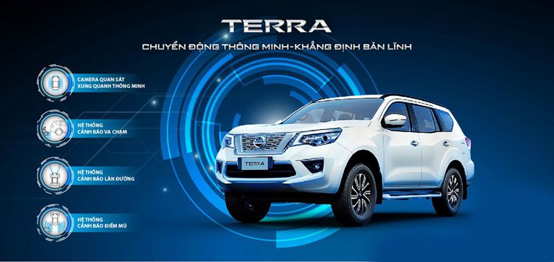 Nissan Terra 2021 được trang bị đầy đủ tính năng an toàn
