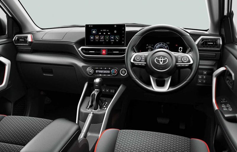 Toyota Raize 2022 sở hữu khoang lái hiện đại