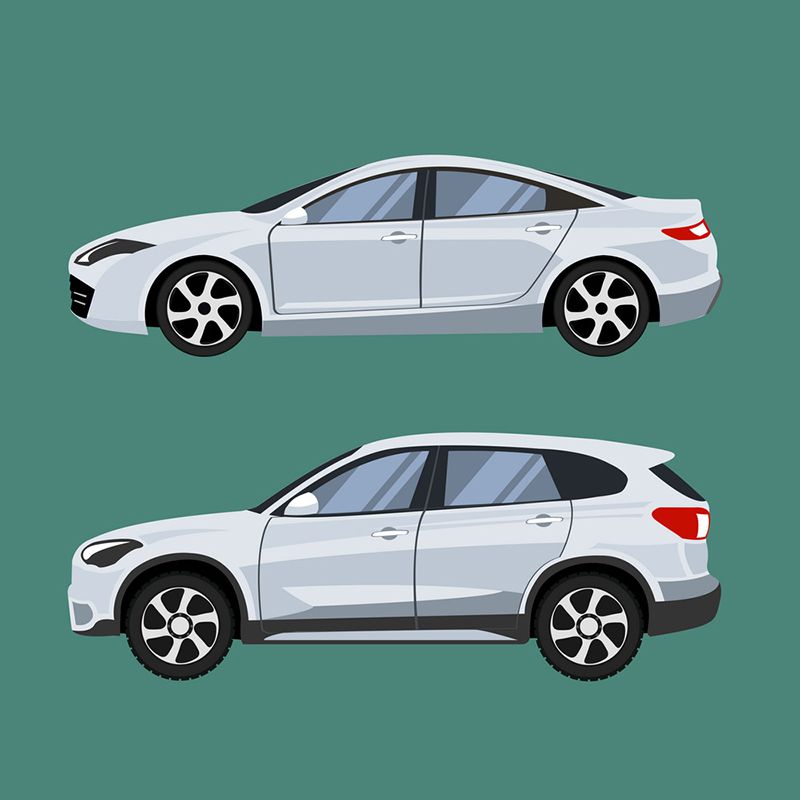 Sedan và SUV có cấu tạo hoàn toàn khác nhau