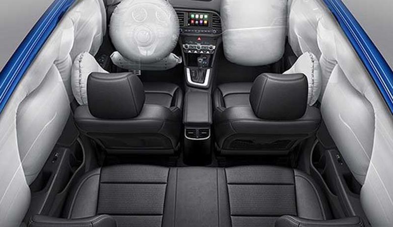 Hyundai Elantra 2021 sở hữu đầy đủ các tính năng an toàn