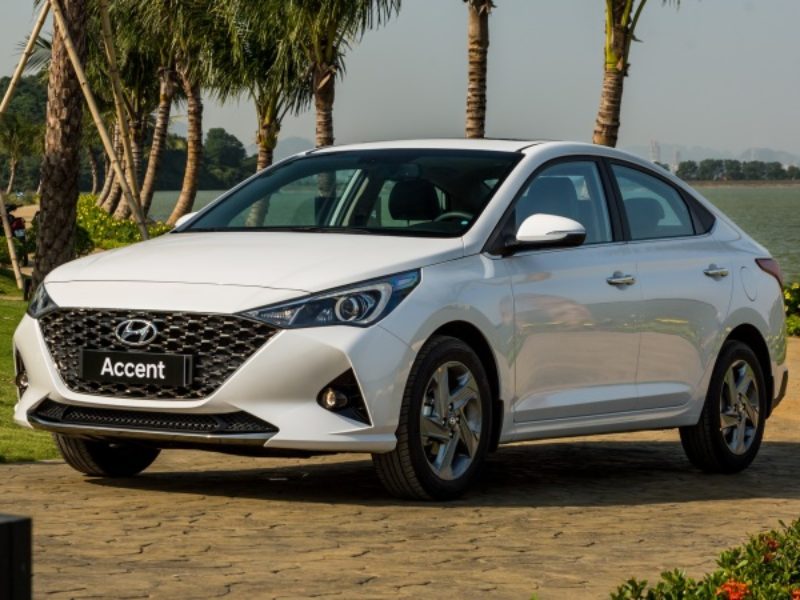 Hyundai Accent thu hút khách hàng bởi giá cả hấp dẫn và thiết kế trẻ trung 