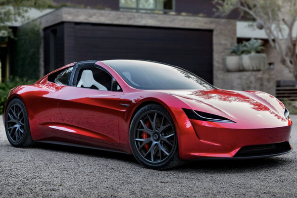 Chiếc xe thể thao chạy bằng điện của Tesla có tốc độ tối đa lên đến 400km/h