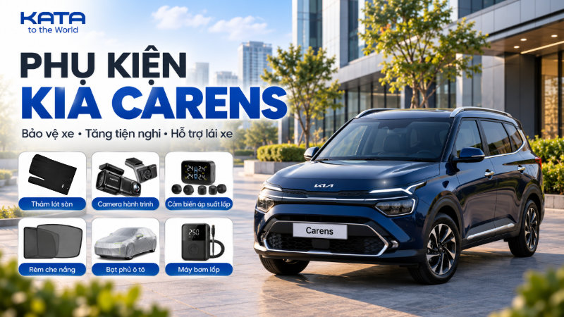 Những phụ kiện Kia Carens nên ưu tiên trang bị