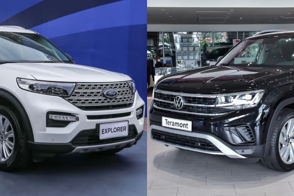 so sánh Ford Explorer và Volkswagen Teramont