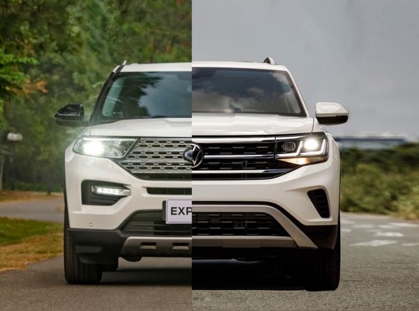 So sánh ngoại thất Ford Explorer và Volkswagen Teramont